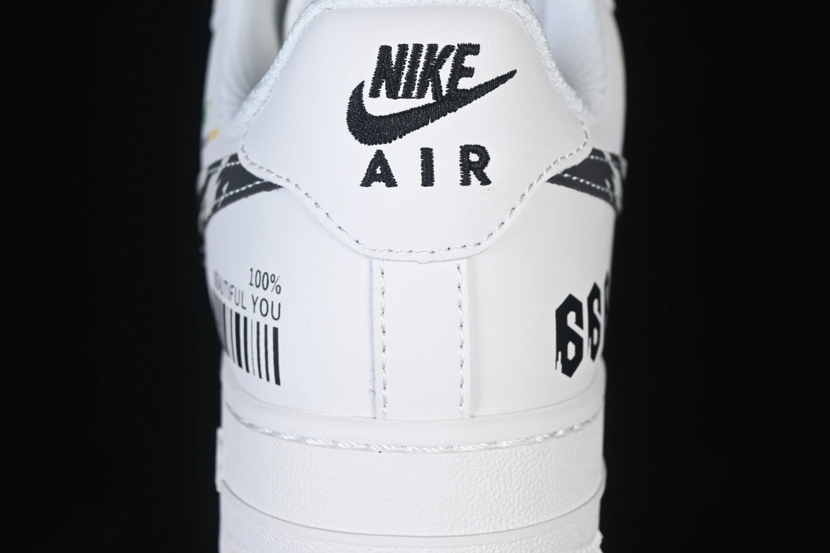 All categories Nk Air Force 1 Air Force series Nk Air Force 1 Low Air Force low-top Nike Air Force 1 '07 Low White and black barcode Air Force 1 low-top casual sneakers JP8028-072